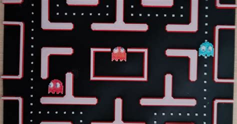 Pacman 3d Playfield By Alberto A Download Free Stl Model