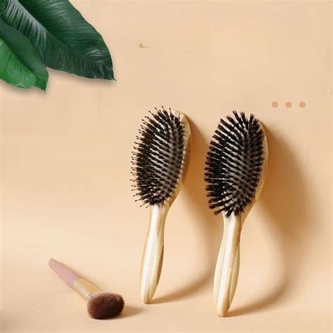 Brosse Cheveux En Poils De Sanglier