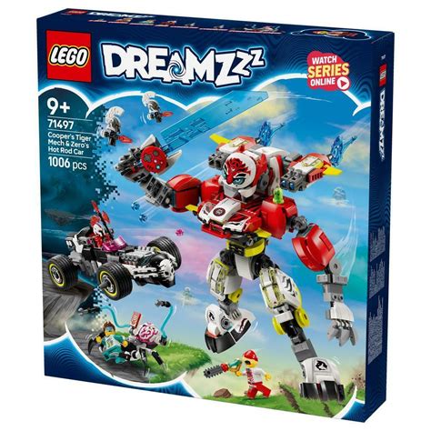 LEGO DREAMZzz Coopers Tiger Mech Zeros Hot Rod Car Set