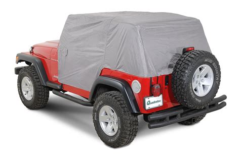 Vertically Driven Products 501161 The Full Monty Cab Cover In Gray For 92 06 Jeep Wrangler Yj