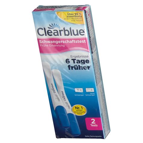 Clearblue Schwangerschaftstest Frühe Erkennung 2 St shop apotheke at