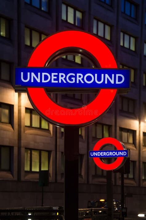 London Tube Signs Editorial Image Image Of Underground 48793880