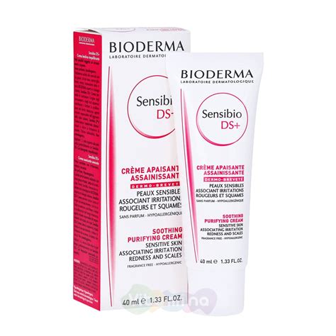 Bioderma Sensibio DS+ Оздоравливающий крем Биодерма Сенсибио, 40 мл ...