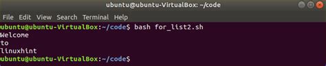 Bash Loop Through A List Of Strings Onet IDC