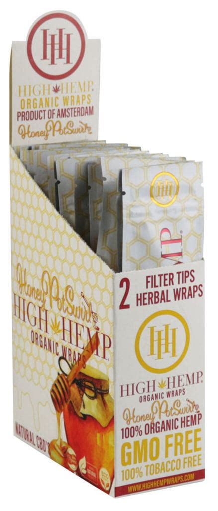 High Hemp Organic Cbd Blunt Wraps 25 Pack