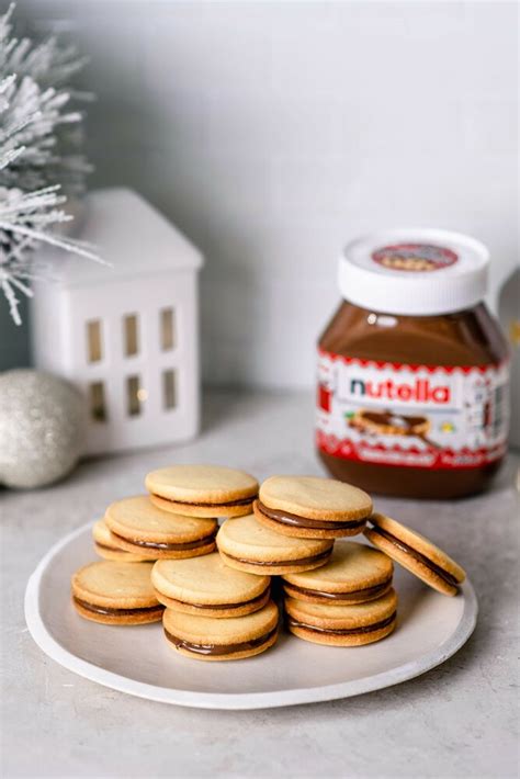 Salted Shortbread Sandwich Cookies With Nutella Video Recipe The Feedfeed