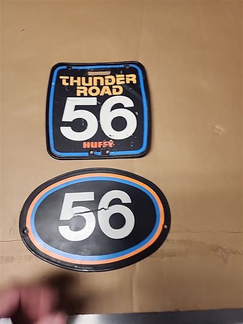 Vintage 1970s Huffy Thunder Road BMX Bicycle Front Plate 56 EBay