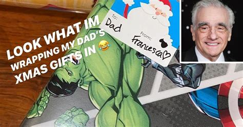 Martin Scorsese's Daughter Trolls Her Dad by Wrapping His Christmas ...