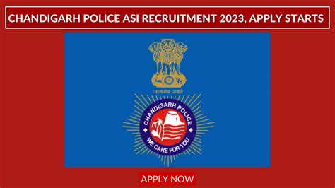 Chandigarh Police Asi Recruitment Apply Starts