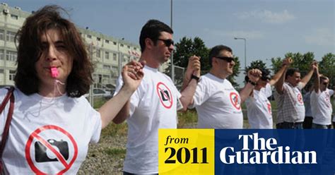 Georgian Papers Go Blank In Protest Against Photographer Spies Arrest