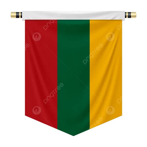 Pennant With The National Flag Of Lithuania National Flag Lithuania