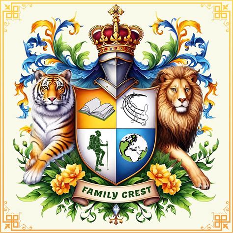 Creating Your Family Crest, Custom Family Crest, Custom Logo Design ...