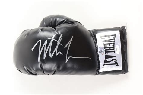 Mike Tyson Signed Everlast Boxing Glove Jsa And Tyson Pristine Auction