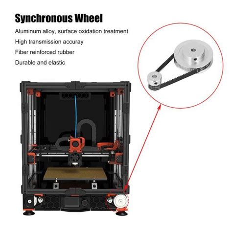 Roue Synchrone GT2 Roue Synchrone 20 60 Dents Roue Synchrone