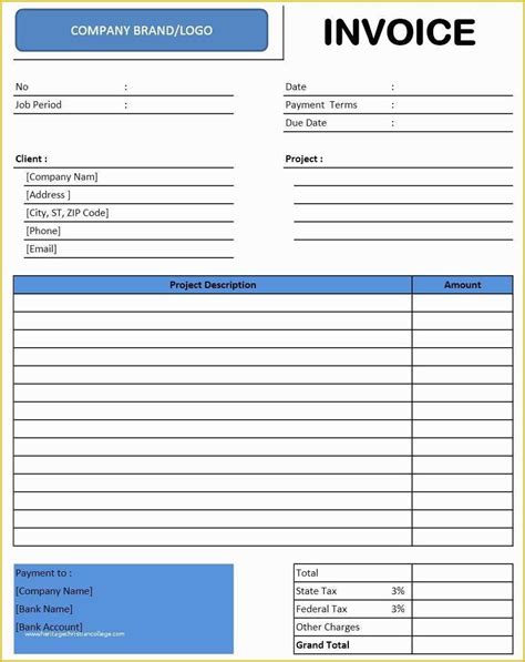 Microsoft Excel Invoice Template Free Of Simple Invoice Template ...