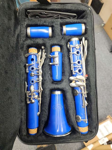 Band Approved Sky Blue Clarinet W Mouthpiece Reeds Cloth And More Ebay