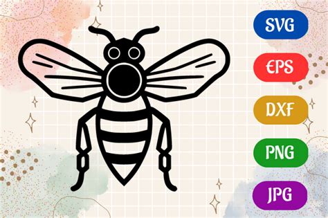 Bee - Quality DXF Icon Cricut Graphic by Creative Oasis · Creative Fabrica