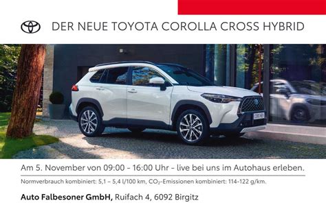 Der Neue Toyota Corolla Cross Hybrid Freizeit Tirol