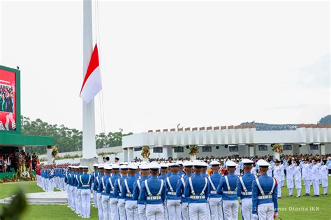 Pengunjung Sambut Upacara Kenegaraan HUT RI Ke 79 Di Ibu Kota Nusantara