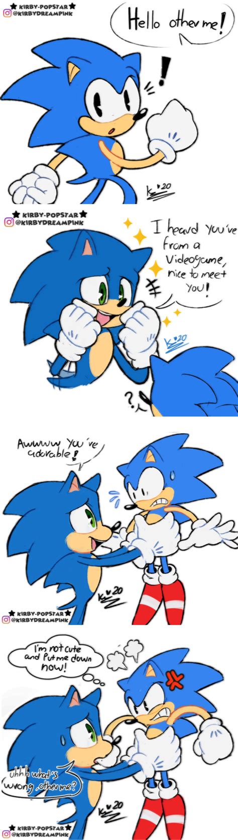 Movie Sonic Meets Classic Sonic Mini Comic By Kirby Popstar On Deviantart