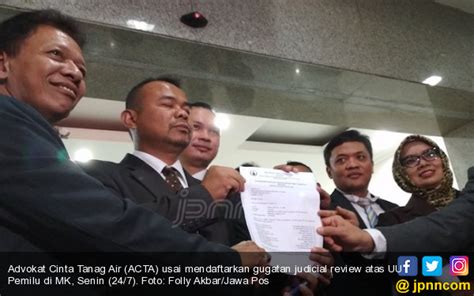 Resmi Acta Gugat Presidential Threshold Uu Pemilu Ke Mk