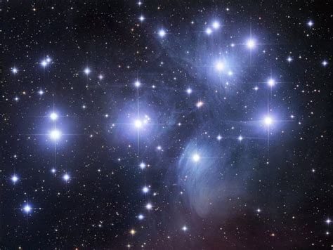 Pleiades, Open cluster M45 ⋆ Astrogenesis