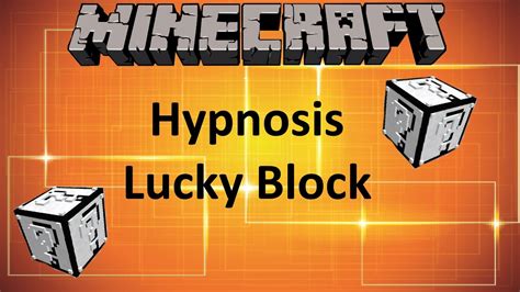 Hypnosis Lucky Block Minecraft 1 8 Mod Showcase Youtube