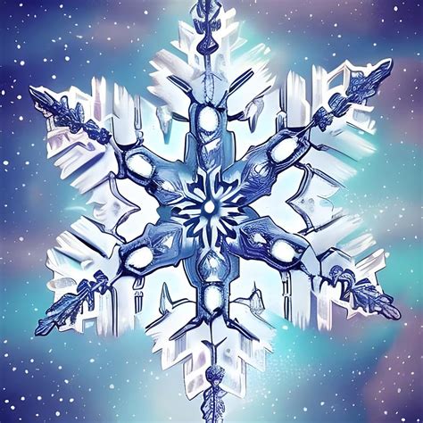 Snowflake Digital Art by Eline Art - Fine Art America