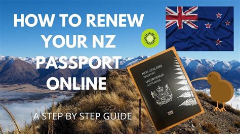 Nz Passport Renewal Online Your Step By Step Guide Nzpasspport Renewnzpassport Youtube