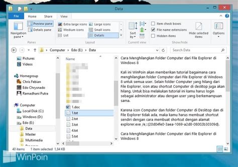 Cara Menampilkan Preview Pane Di Windows