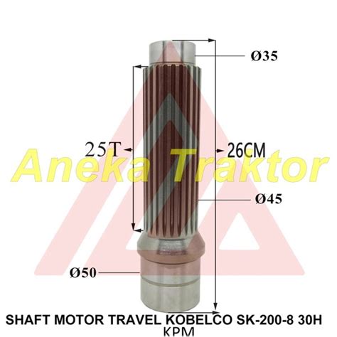 Jual Shaft Motor Travel Kobelco Sk H Mag Kpm Di Lapak Aneka