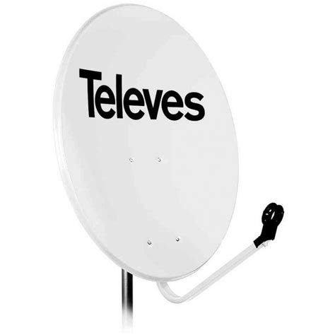 Parábola Televes Offset 100cm Aço 40dB Branco