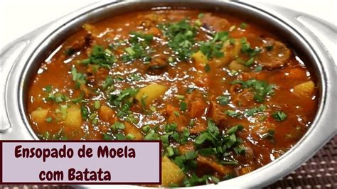 ENSOPADO DE MOELA BATATA FÁCIL E DELICIOSO YouTube