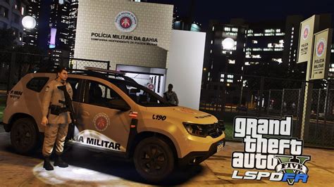 Gta V Pmba Patrulhamento Noturno A Pol Cia Militar Da Bahia