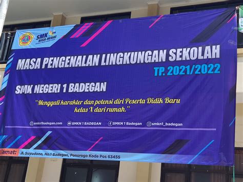 Desain Spanduk Banner Mpls Masa Pengenalan Lingkungan Sekolah NBKomputer