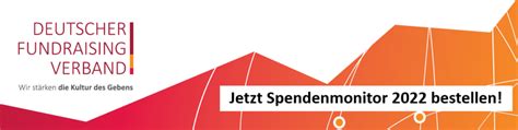 Spendenmonitor Jetzt Teilnehmen Deutscher Fundraising Verband