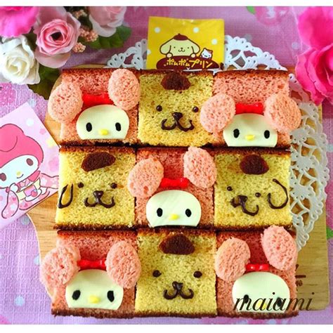 Pompompurin And My Melody Cake By Maiamichan810 Cute Food Kawaii