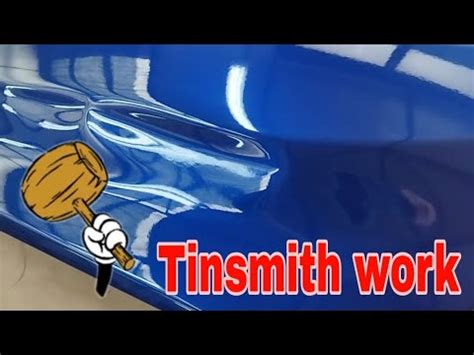 Tinsmith Work Paint Job Auto Repair Bodywork Youtube