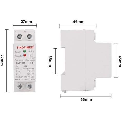 Releu Siguranta Digitala De Protectie Tensiune Sinotimer A V