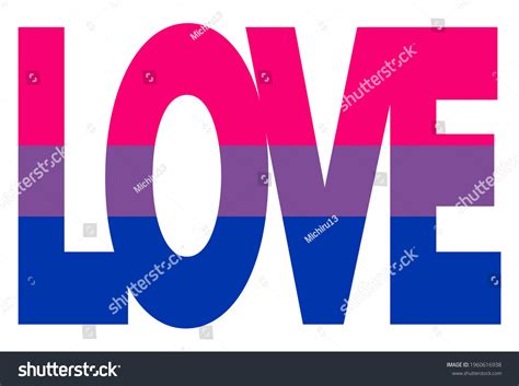 Lgbt Pride Flag Bisexual Pride Multicolored Stock Vector Royalty Free