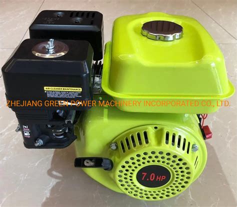 7HP Small Air Cooled Horizontal Shaft Ohv Gasoline Petrol Engine