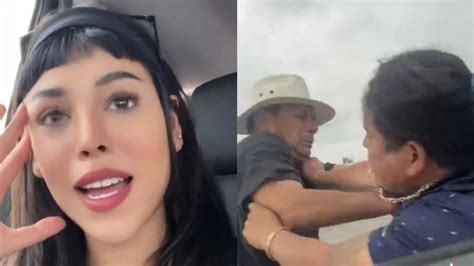 VIDEO Danna Paola Queda Atrapada En Plena Pelea Callejera En Tijuana