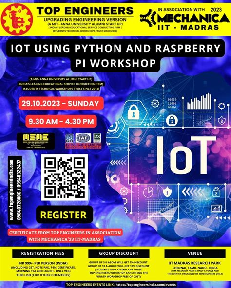 Iot Using Python And Raspberry Pi Workshop 2023 Top Engineers