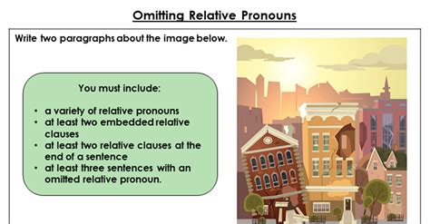 Year 5 Omitting Relative Pronouns Lesson Classroom Secrets