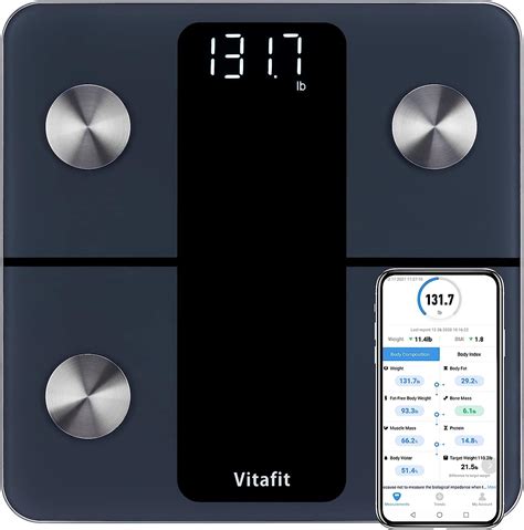 Vitafit Balance Pese Personnes Balance Connectée Bluetooth Pèse