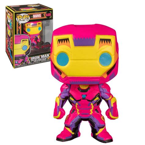 FUNKO POP MARVEL BLACK LIGHT IRON MAN SPECIAL EDITION no649 beställ