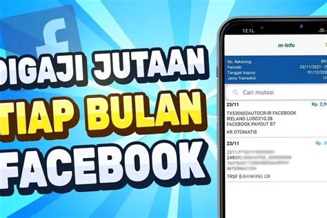 Cara Mendapatkan Uang Dari Facebook Dengan Mudah Dan Praktis