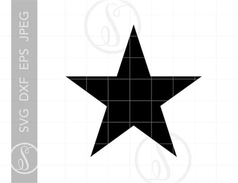 Star SVG Star Clipart Star Silhouette Cut File Star Svg | Etsy New Zealand