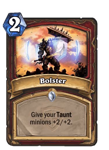 Bolster Warrior Card Hearthstone Icy Veins