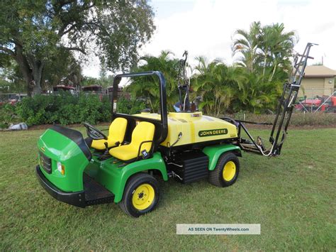 2020 John Deere Pro Gator Dump Bed Hd 200 Turf Sprayer 18 Boom 656 Hrs